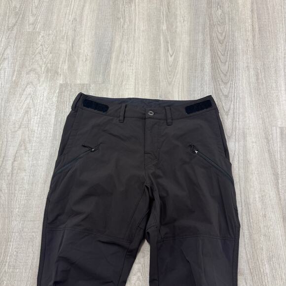 Patagonia Point Peak Trail Pants Women's 10 (Fits 30x28) Black Hiking Outdoors - Picture 2 of 11